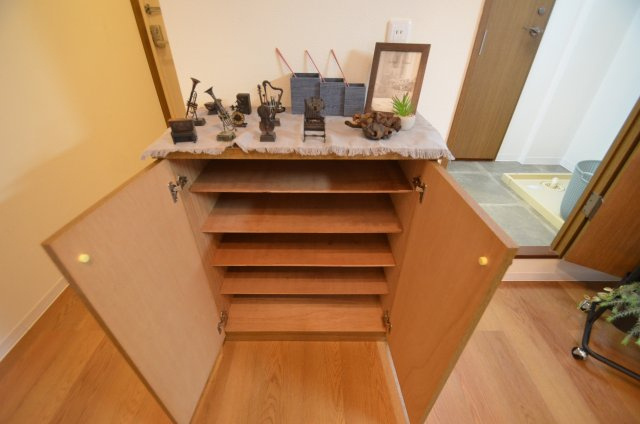神戸市中央区八雲通１丁目の賃貸マンションの収納|モデルルームのため家具家電は付きません