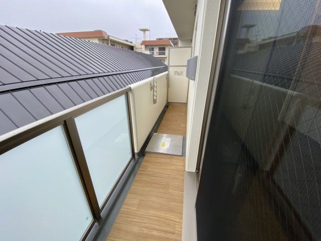 西宮市樋之池町の賃貸マンションのバルコニー