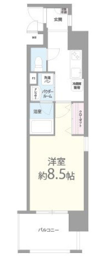 ヘスティア神戸の間取り