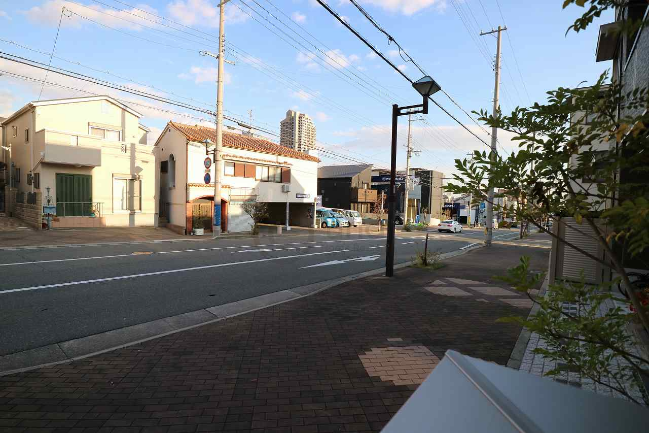 神戸市灘区六甲町５丁目のアパートの展望