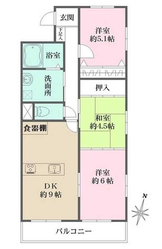フェニックス本山の間取り