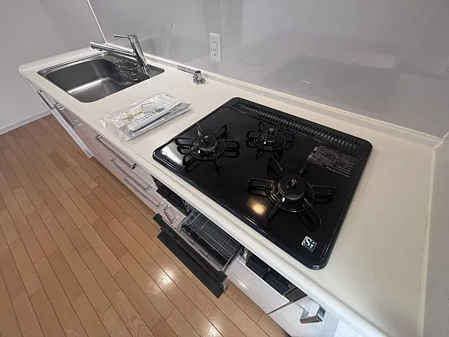 神戸市灘区青谷町３丁目の賃貸マンションのキッチン