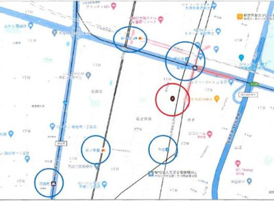【地図】 | 新今宮グランドF