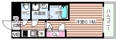 【間取り】 | エスリード福島シティグランツ