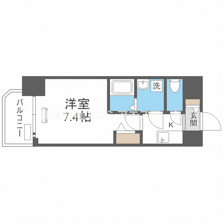 エスライズ天王寺EAST　の間取り