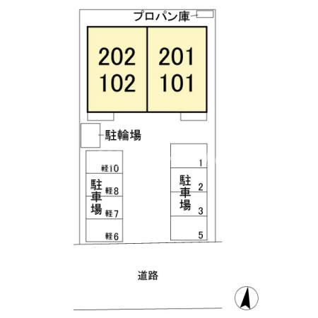 ｃｌａｉｒの区画図|当社、チルホームのHPもご覧ください(^^)/物件情報多数♪