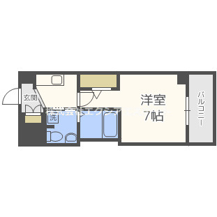 ラシーヌ天王寺町南の間取り