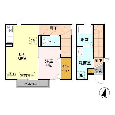 セゾン セツの間取り