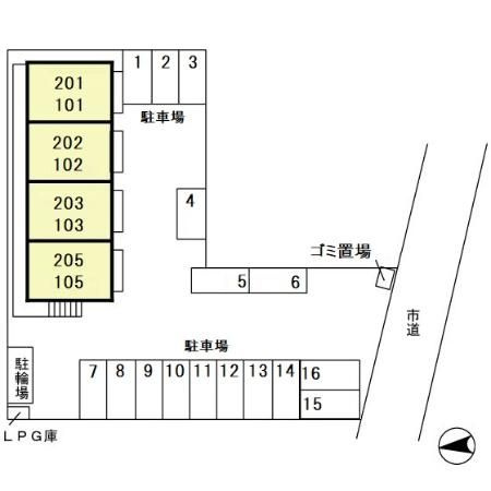 モンレーブの区画図