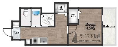 ロイヤルハイツ新深江の間取り