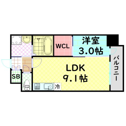 【間取り】 | GENOVIA大阪大正