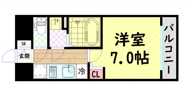【間取り】 | City Lux Namba South