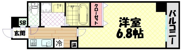 【間取り】 | サウスヒルズ難波Ⅲ番館