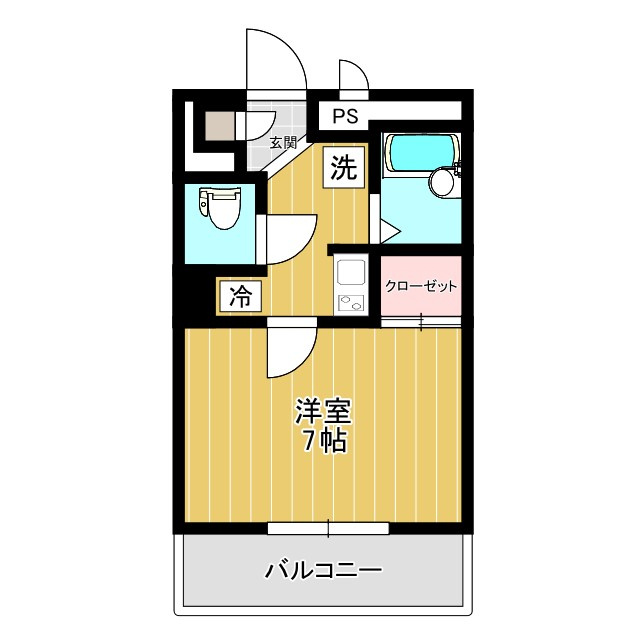 シャルマン安次嶺原の間取り|間取図