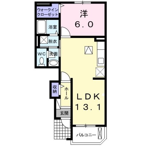 ソレイユⅢ番館の間取り