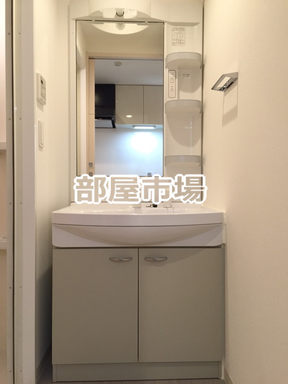 ライジングプレイスKAMEIDOの洗面所