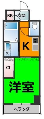 仲介手数料０円！EXE原の間取り