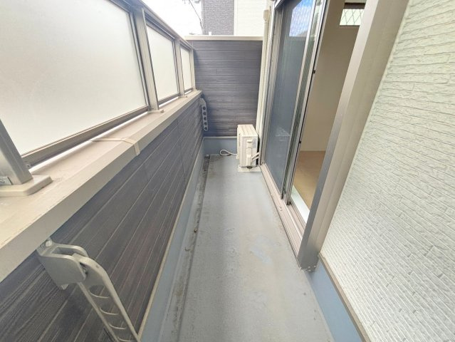 ラ・マシア田川北のバルコニー