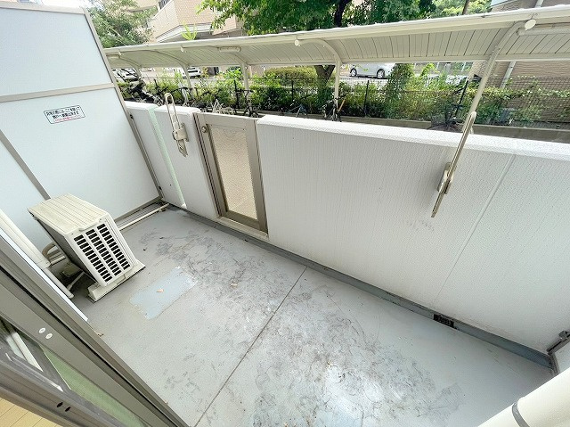 パルクレール（東淀川区）のバルコニー