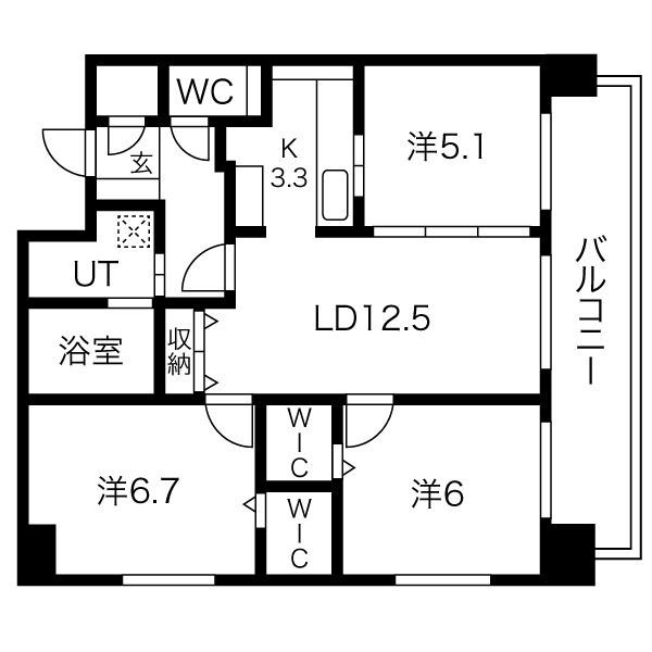 プライムの間取り