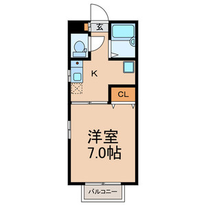 【間取り】 | MKハイツ | 間取りです。