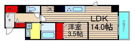 グーラテースUHYの間取り