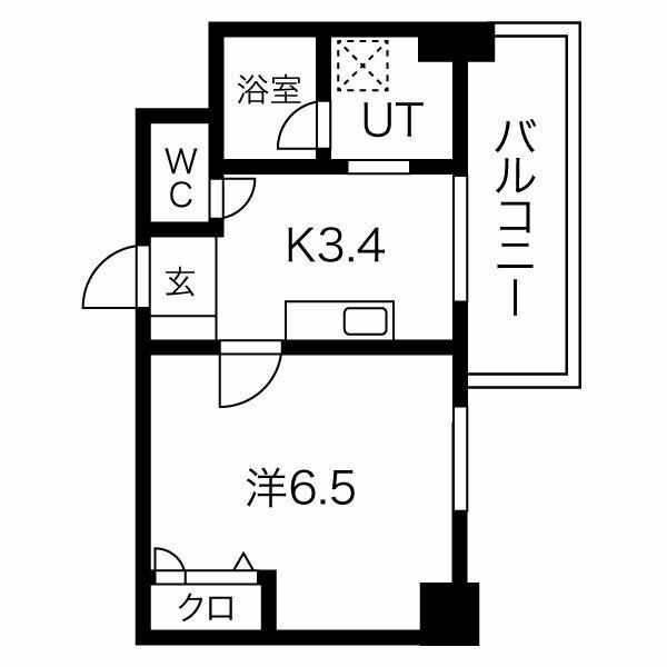 GROOVE平野の間取り