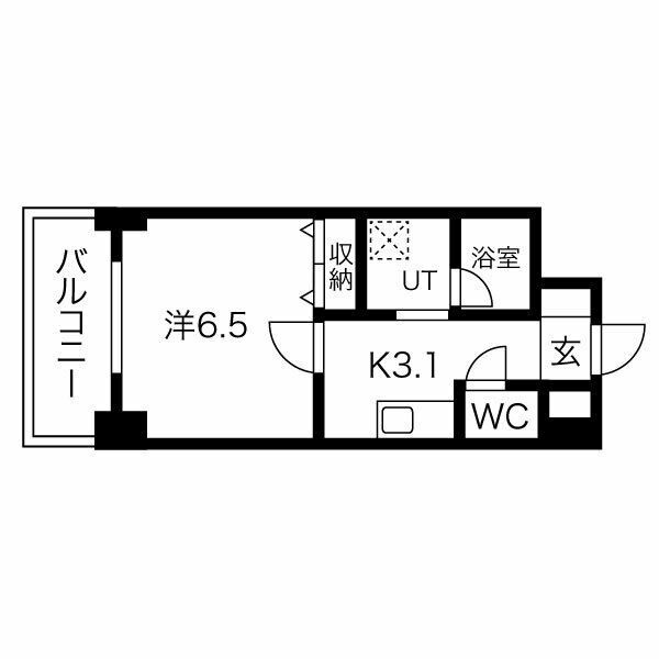 GROOVE平野の間取り