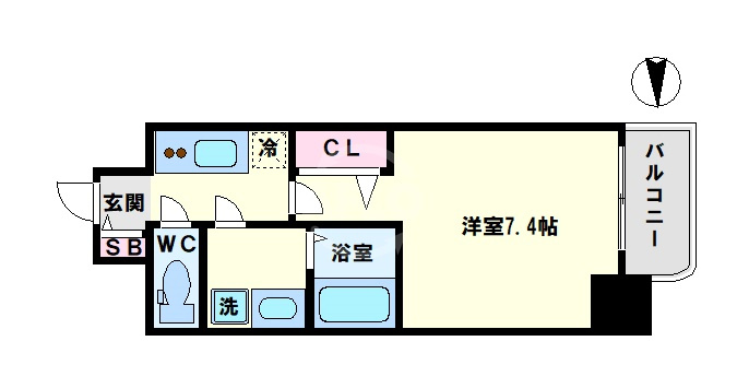 エスライズ天王寺EASTの間取り|エスライズ天王寺EAST　間取り