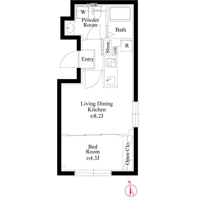 CASA PIAZZA 下丸子の間取り