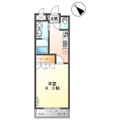 【間取り】 | コンフォルト城野駅前 | 現況優先となります。現地にて間取り・仕様等をお確かめ下さい。