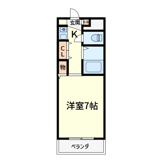 【間取り】 | アプレシオ西冠Ⅱ