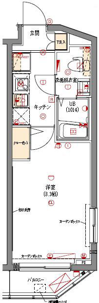 グロウワード東京ノース・アリビエの間取り