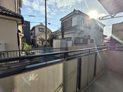 ベランダからの景色です
