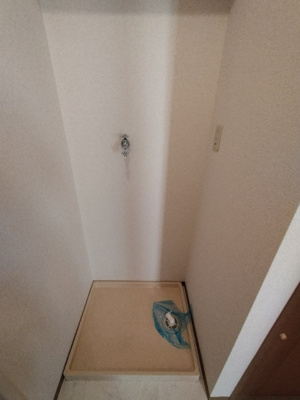 洗濯機置き場です