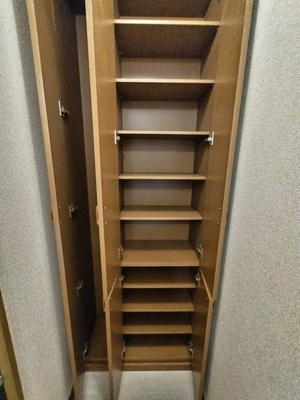 靴がすっきり収納できます