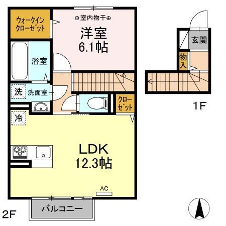 セプトガーデン古市町の間取り