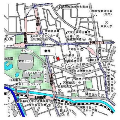 【地図】 | パークキューブ本郷