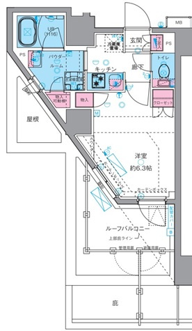 【間取り】 | ジェノヴィア四谷三丁目グリーンヴェール