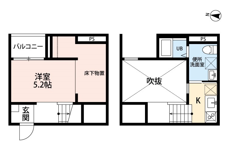 Ｐａｒｔａｇｅ　ｓｕｚｕの間取り