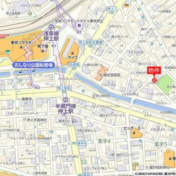 ＴＮビルの地図