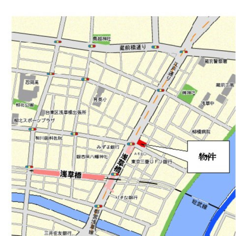 パークアクシス浅草橋の地図