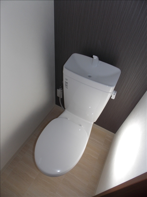 メゾネット白鳳のトイレ|トイレです！ワンポイントクロス施工済！