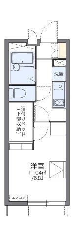 【間取り】 | レオパレスＫＯＥＭＯＮ　Ⅰ