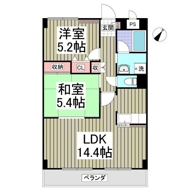 オーチャードの間取り