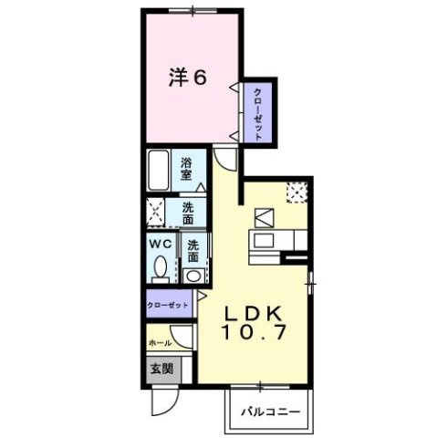 ヴィラ・グリシ－ヌの間取り