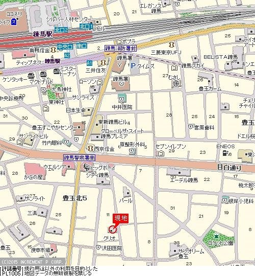 クリオ練馬壱番館の地図