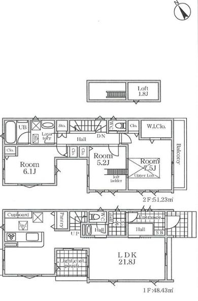 海老名市社家2丁目新築戸建て　3号棟の間取り|間取図「海老名市社家2丁目新築戸建て　3号棟」