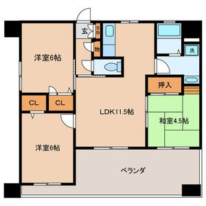 【間取り】 | グラントープ道頓堀