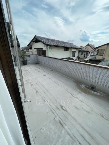 前橋市日吉町中古一戸建てのバルコニー